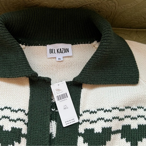 NWT Anthropologie Bel Kazan Knitted Duck Icon Cardigan Sweater One Size - Picture 12 of 16